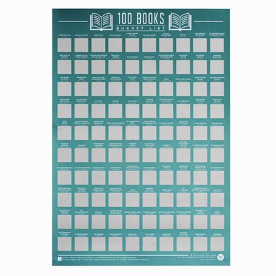 Bucket List Poster-100 Books