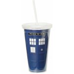 Dr.Who Tardis Acrylic Cup with Straw