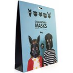 Chalkboard masks
