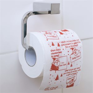 Papier toilette blague de Noël(Anglais)