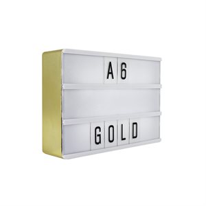 Mini Magnetic Lightbox-Gold 
