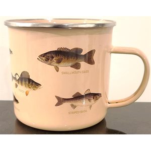 Alfresco Enamel Mug-Fish