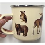 Alfresco Enamel Mug-Native Wildlife