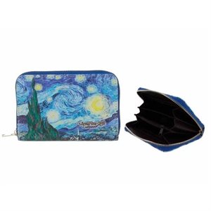 Starry Night Zipper Wallet-Van Gogh