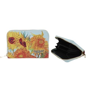 Sunflowers Zipper Wallet-Van Gogh