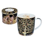 Tasse et boîte en métal- Arbre de Vie, Klimt 400 ML