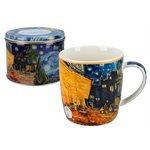 Tasse et boîte en métal - Café, le soir, Van Gogh 400 ML