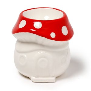 Fairy Toadstool House Ceramic Egg Cup
