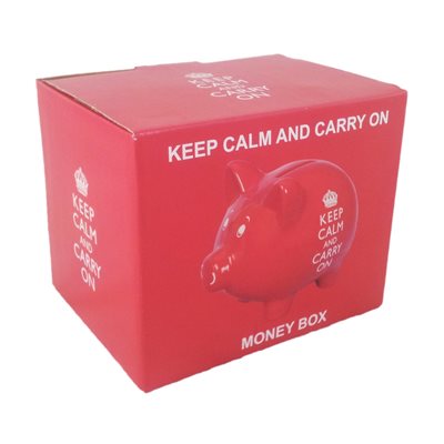 Keep Calm Piggy Bank