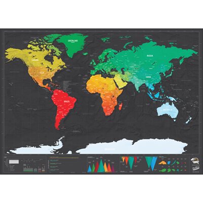 Deluxe Scratch Map-XL