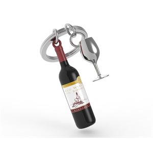 Keychain-Red Wine