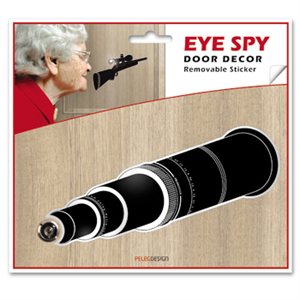 Eye Spy Door Sticker-Telescope