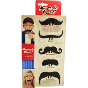 Moustache Straws