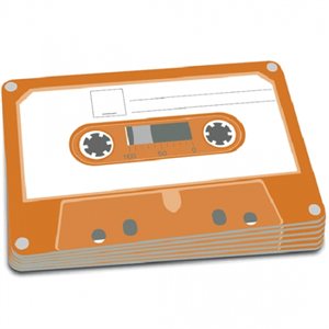 Paper Spot- Cassette Placemats 6 Pack