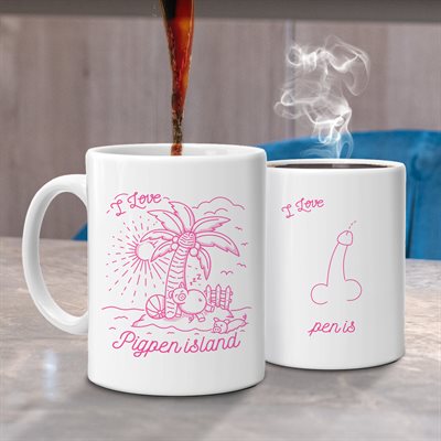 Rude Heat Change Mug-Pigpen Island