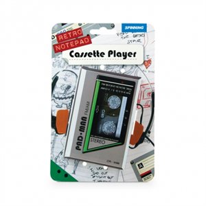 Retro Notebook-Cassette Player