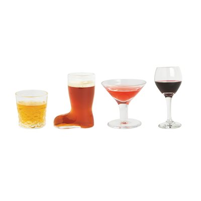 Mini Cocktails Shot Glasses(Set of 4)