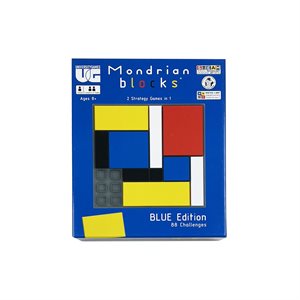 Mondrian Blue Blocks 