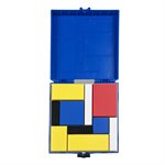 Mondrian Blue Blocks 
