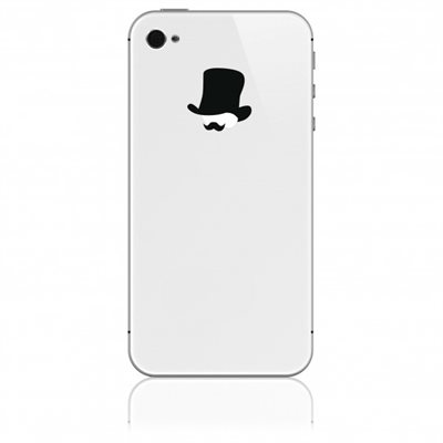 The Hats iphone sticker- Mr.Watson Black