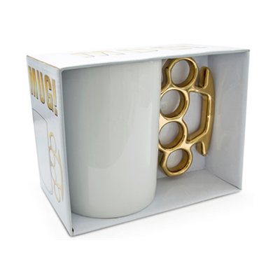 Knuckle Duster Mug-White 