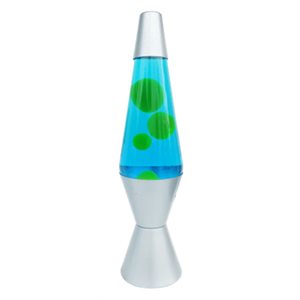 Lampe Liquide 14'' Bleu / Vert