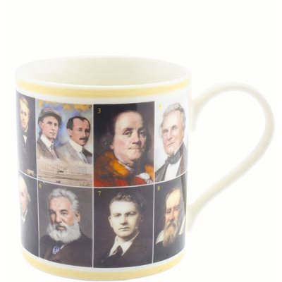 Famous Inventors in history mug