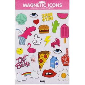 Magnetic Icons Pink