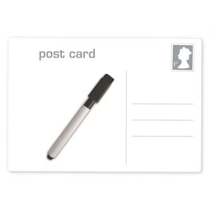 Postcard magnetic memo board