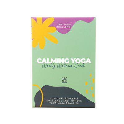 Cartes Weekly Wellness-Yoga(Anglais)