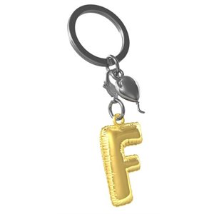 Keychain-Balloon letter F